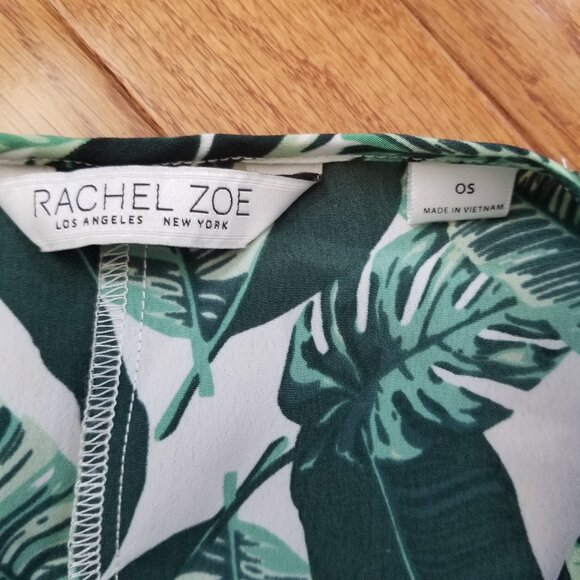 Rachel Zoe tropical swimsuit coverup O/S - Picture 5 of 7